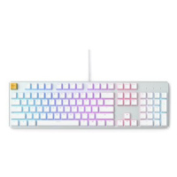 Glorious GMMK Full-Size White Ice Edition - Gateron-Brown, bílá - US