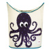 3 SPROUTS - Koš na prádlo Octopus Purple