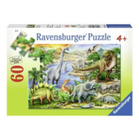 Ravensburger Puzzle - Prehistorický život 60 dílků