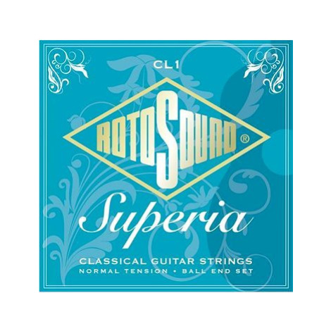 Rotosound CL1 Superia Nylon Silver Blue