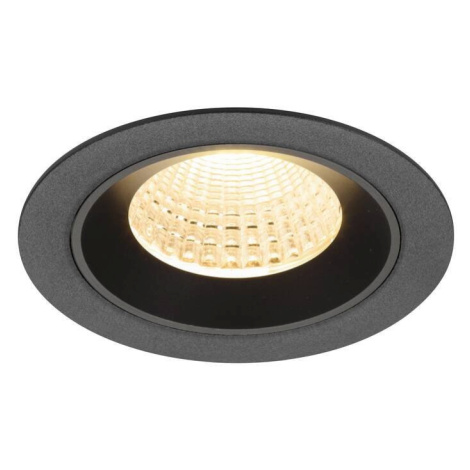 LA 1009601 NUMINOS® M Stropní vestavné svítidlo, 2700 K, 55°, IP20, kulaté, černé - BIG WHITE (S SLV