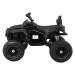 Mamido Dětská elektrická čtyřkolka ATV nafukovací kola černá