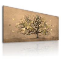 Obraz na plátně BROWN TREE různé rozměry Ludesign ludesign obrazy: 120x50 cm