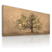 Obraz na plátně BROWN TREE různé rozměry Ludesign ludesign obrazy: 120x50 cm