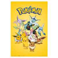 Plakát, Obraz - Pokémon - Eevee Evolutions, (61 x 91.5 cm)