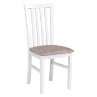 Jídelní židle MILANO 1 Bílá Tkanina 34B