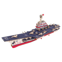 Woodcraft construction kit Dřevěné 3D puzzle Letadlová loď Liaoning
