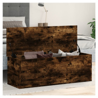 vidaXL Úložný box kouřový dub 102 x 35 x 35 cm kompozitní dřevo