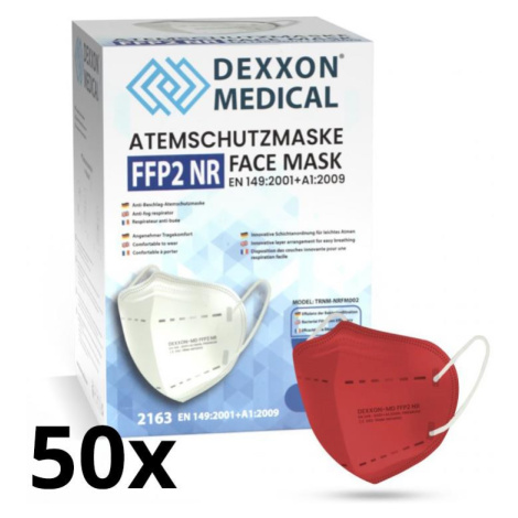 DEXXON MEDICAL Respirátor FFP2 NR Red 50ks Donoci