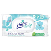 LINTEO Baby Vlhčené ubrousky s Aloe Vera 80 ks