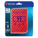 VERBATIM Store 'n' Go 1TB HDD USB 3.0 červený