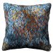 Dekoria Gabi - potah na polštář šňůrka po obvodu, modro-oranžová, 45 x 45 cm, Intenso Premium, 1