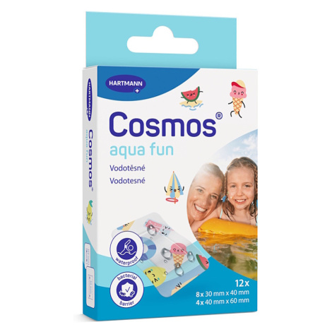 COSMOS Aqua fun náplast do vody 2 velikosti 12 kusů