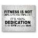 Motivační obraz na zeď Fitness is not