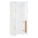 vidaXL Skříň highboard bílá 69,5 x 34 x 180 cm kompozitní dřevo