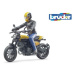 Bruder 63053 BWORLD Motorka Ducati Scrambler s jezdcem