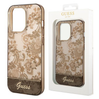 Guess Pouzdro Case Kryt Obal S Logem Pro Iphone 14 Pro 6,1 Ochre