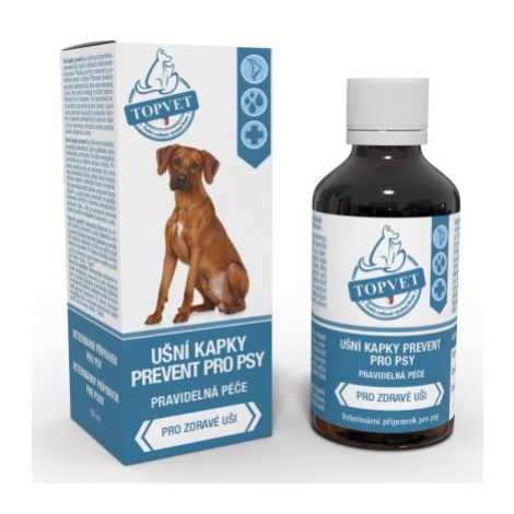 Topvet Ušní kapky prevent pro psy 50ml