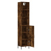 vidaXL Skříň highboard kouřový dub 34,5 x 34 x 180 cm kompozitní dřevo