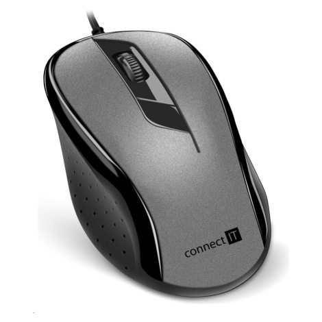 CONNECT IT Optická myš, USB, šedá