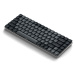 Satechi klávesnica SM1 Slim Mechanical Backlit Bluetooth Keyboard - Dark Gray, ST-KSM1DK-EN Čern