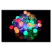 Zahradní párty osvětlení - venkovní 50 LED pastelové barvy - OEM D35059