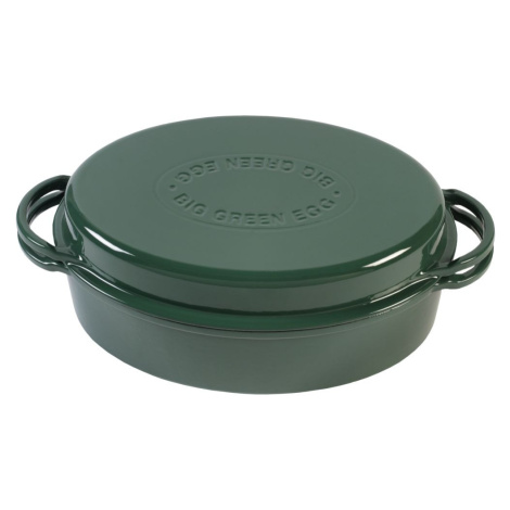 Smaltovaný litinový oválný hrnec Big Green Egg 5,2 l