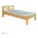 Drewmax Jednolůžková postel - masiv LK160 | 100 cm buk Moření: Třešeň