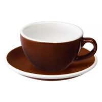 Loveramics Egg - Cappuccino 200 ml Cup and Saucer - Brown