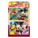 Educa Dřevěné puzzle Mickey a přátelé 2x50 dílků