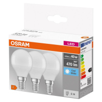 Osram SADA 3x LED Žárovka P40 E14/4,9W/230V 4000K - Osram