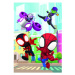 Clementoni 26476 - Puzzle Maxi 60 Marvel: Spidey a jeho úžasní přátelé