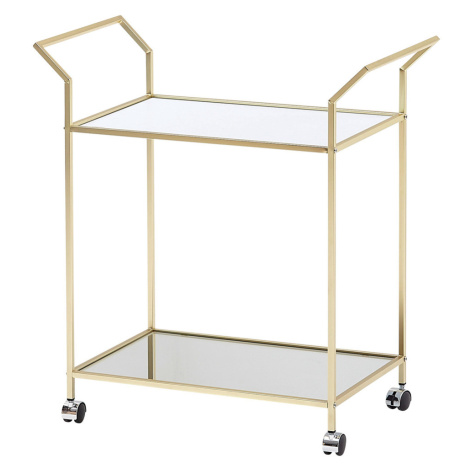 Servírovací vozík v zlaté barvě š: 73cm Möbelix