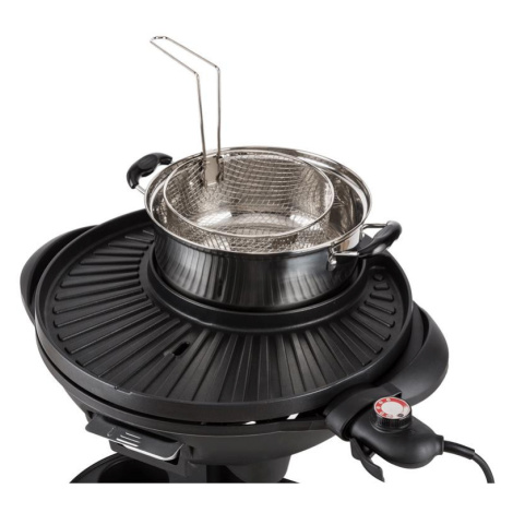 Klarstein Grillpot, 1600 W, 40 cm, elektrický gril, stolní gril, litinový