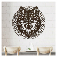 Dřevěný obraz na stěnu - Vlk v rámu