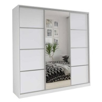 Nejlevnější nábytek Litolaris 200 se zrcadlem - bílý mat