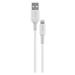 TRONIC® Nabíjecí a datový kabel, USB-A, USB-C na Lightning®, 1 m (bílá, USB-A na Lightning)