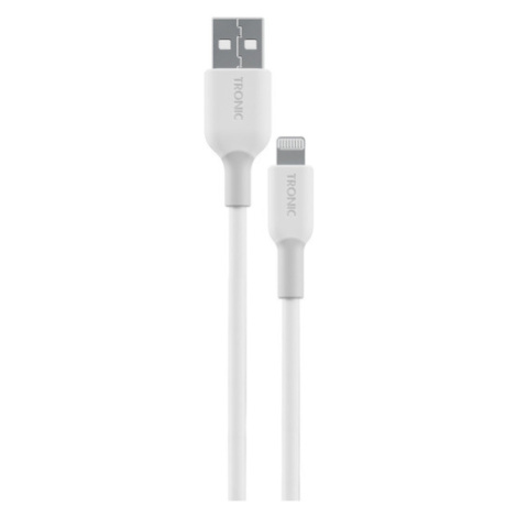 TRONIC® Nabíjecí a datový kabel, USB-A, USB-C na Lightning®, 1 m (bílá, USB-A na Lightning)