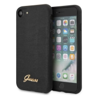 Kryt Guess iPhone 7/8/SE 2020 Black Lizard Collection (GUHCI8PCUMLLIBK)