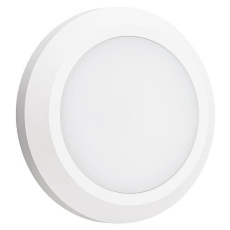 ACA Lighting LED venkovní nástěnné svítidlo kulaté bílá 230V AC IP65 4W 3000K 310LM RA80 SLIM01N