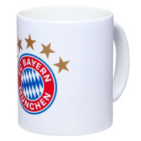 FotbalFans Keramický hrnek FC Bayern Mnichov, 300 ml, bílý