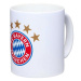 FotbalFans Keramický hrnek FC Bayern Mnichov, 300 ml, bílý