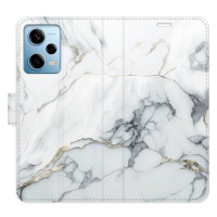 iSaprio flip pouzdro SilverMarble 15 pro Xiaomi Redmi Note 12 Pro 5G / Poco X5 Pro 5G