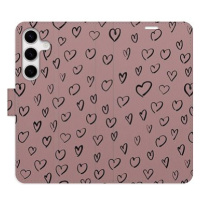 iSaprio Flip pouzdro Heart Dark 02 pro Samsung Galaxy S24