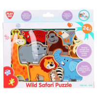 Playgo 1998  puzzle/vkládačka deskové safari