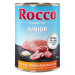 Rocco Junior 24 x 400 g - Drůbeží s kuřecími srdci a rýží