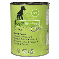 Konzerva Dogz Finefood No.4 s kuřecím a bažantím masem 400 g