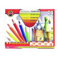 Koh-i-noor pastelky 3154 TRIOCOLOR JUMBO - 24 barev
