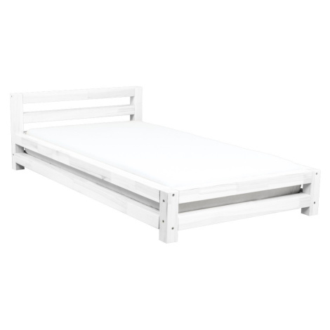 Benlemi Jednolůžková postel MODERN 120x180 - Bílá