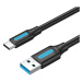 Kabel Vention USB 3.0 A to USB-C Cable COZBH 2m Black PVC